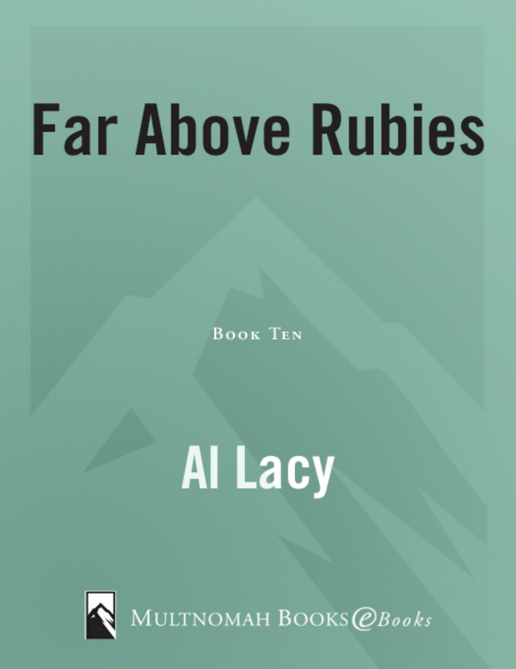 Cover of Far Above Rubies