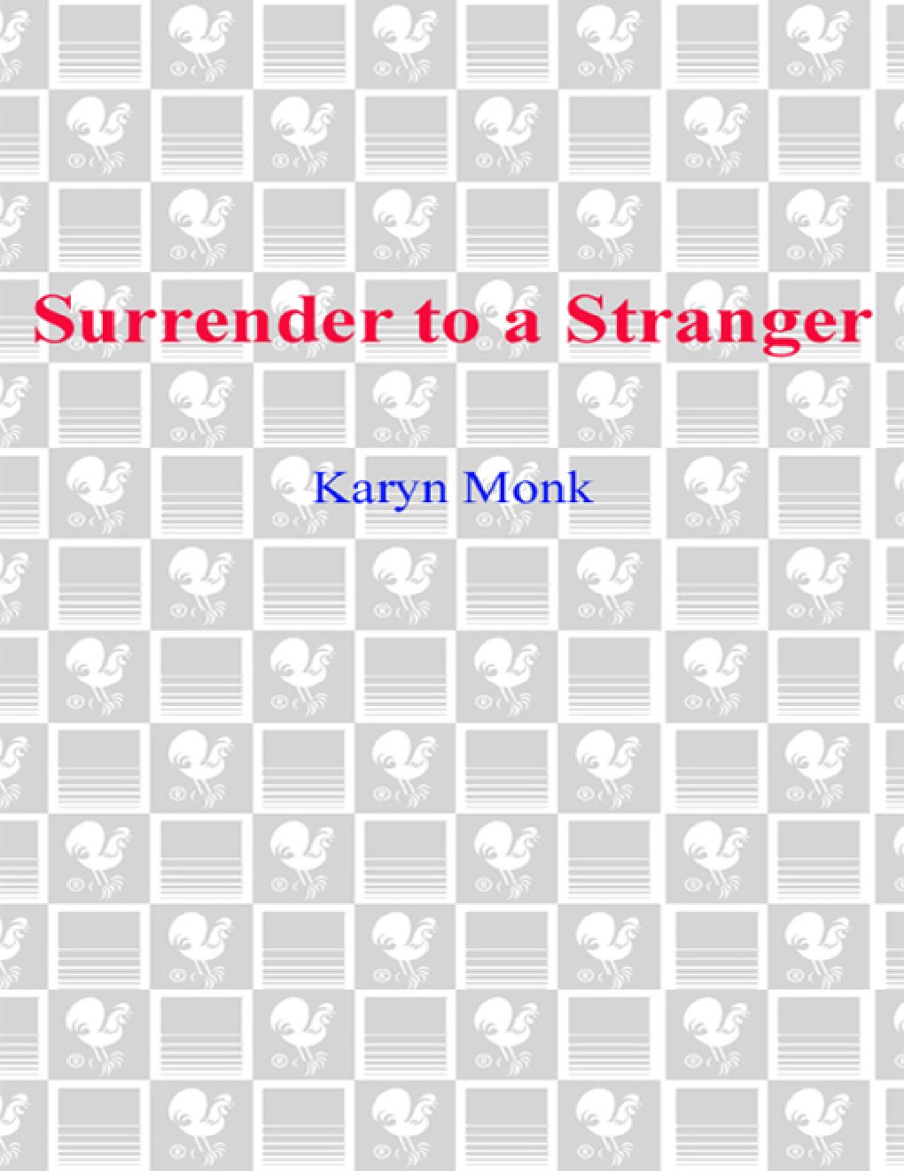 Cover of Surrender to a Stranger