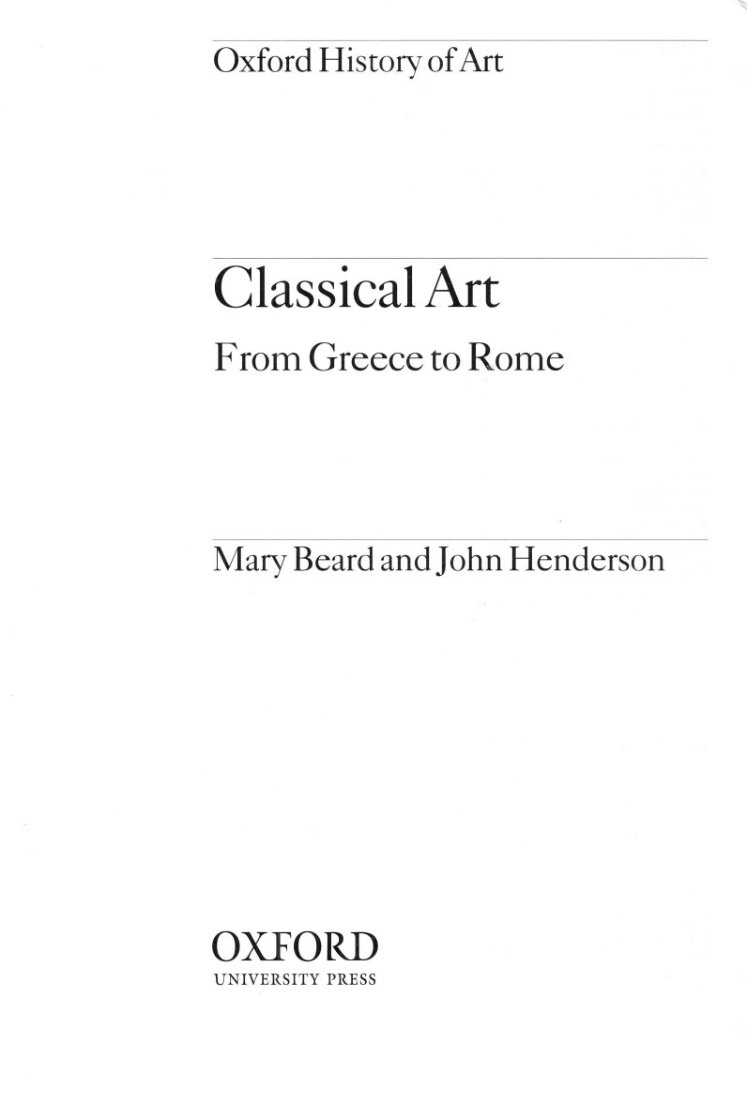 Cover of Classical Art