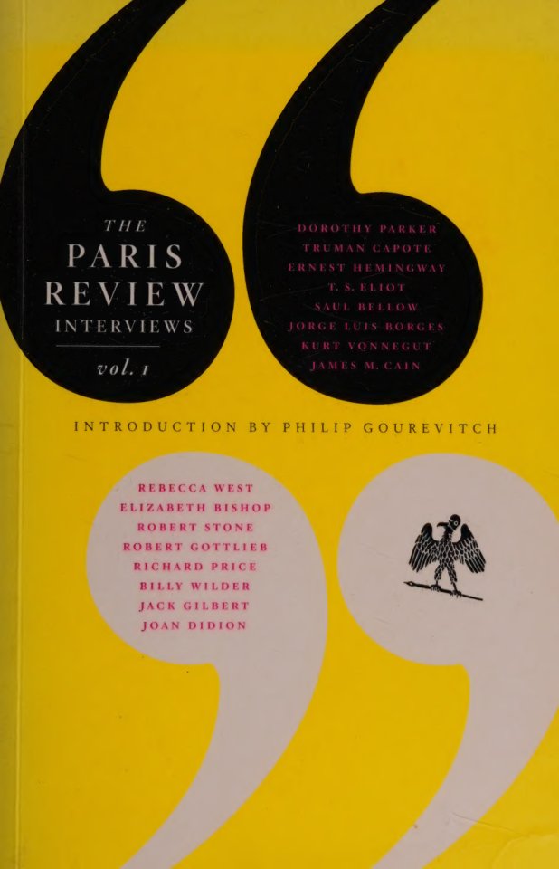 Cover of Paris Review Interviews