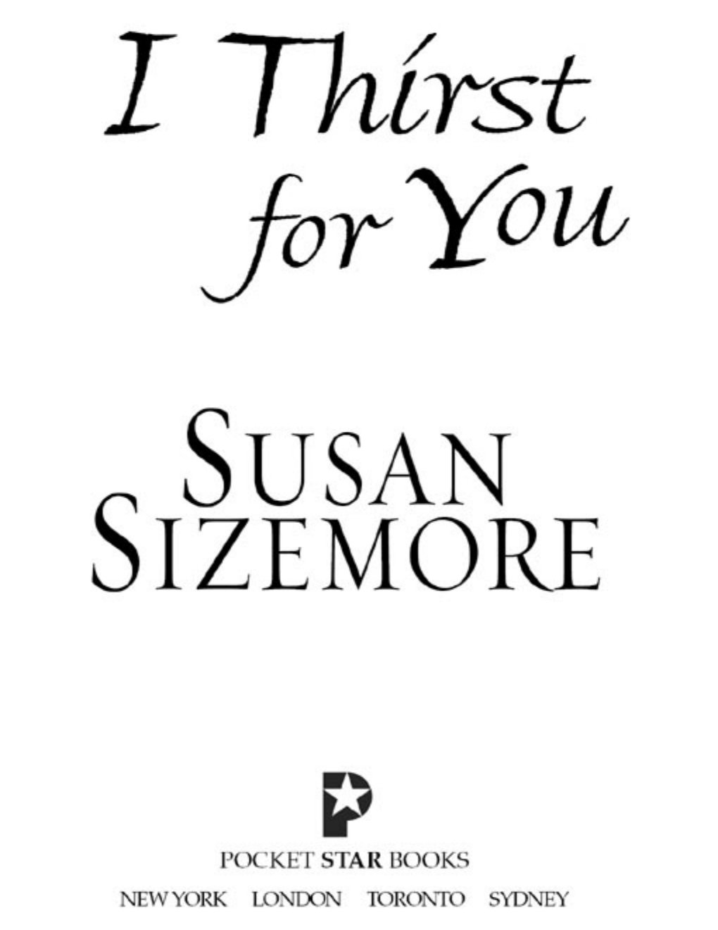 Cover of I Thirst for You