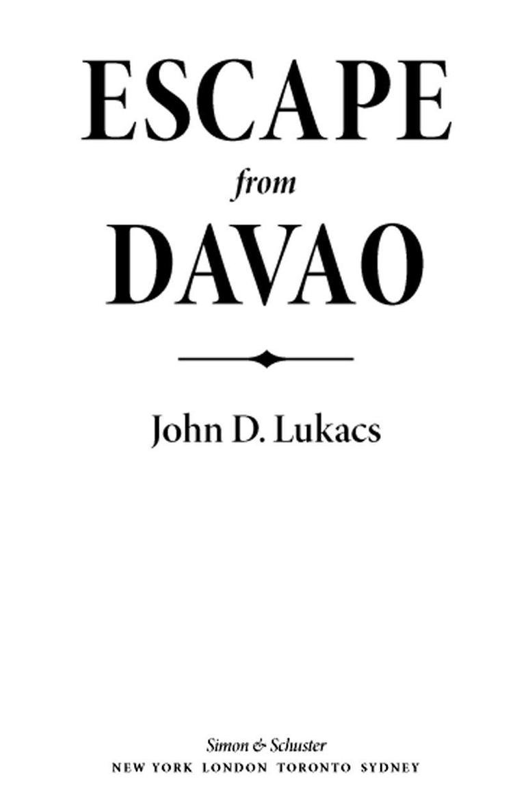 Cover of Escape from Davao