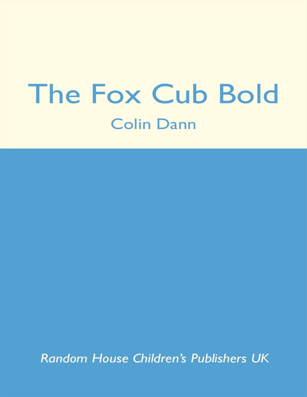 Cover of The Fox Cub Bold