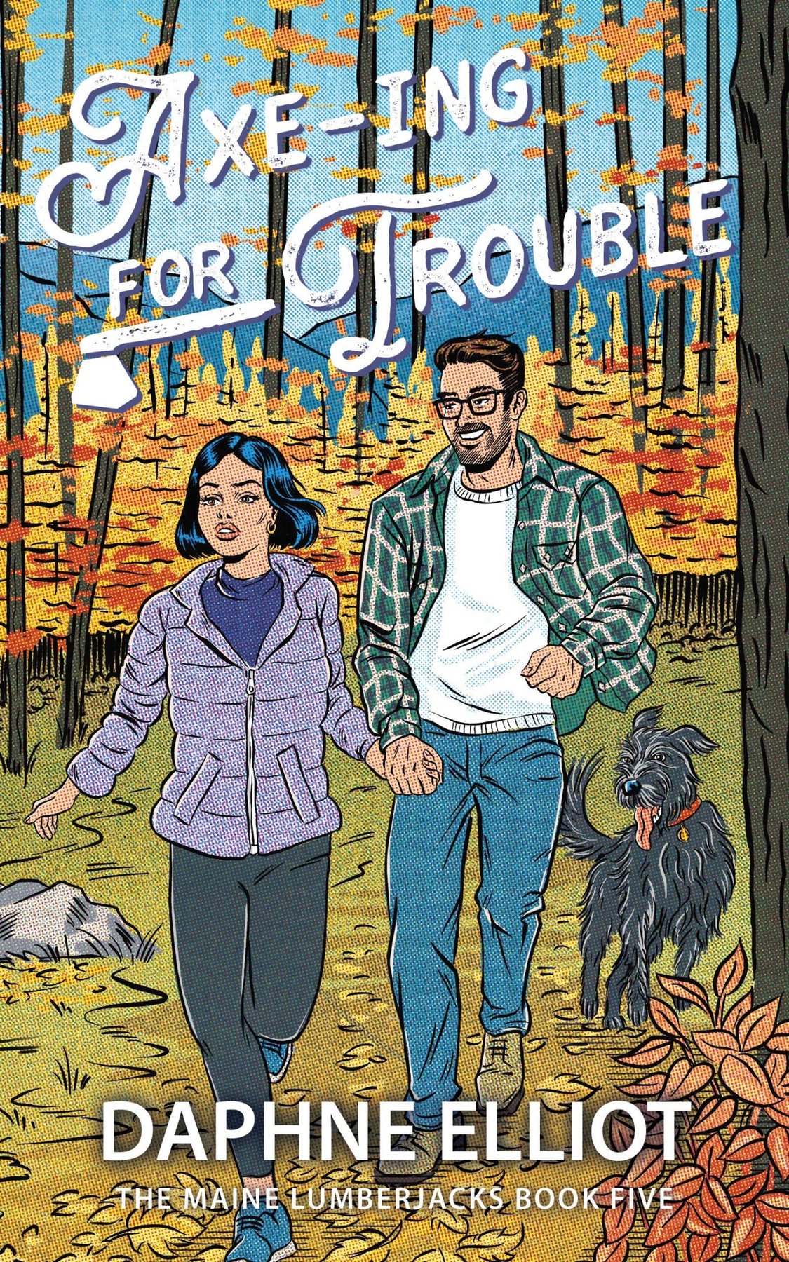 Cover of Axe-ing For Trouble: A Protector Lumberjack Romance