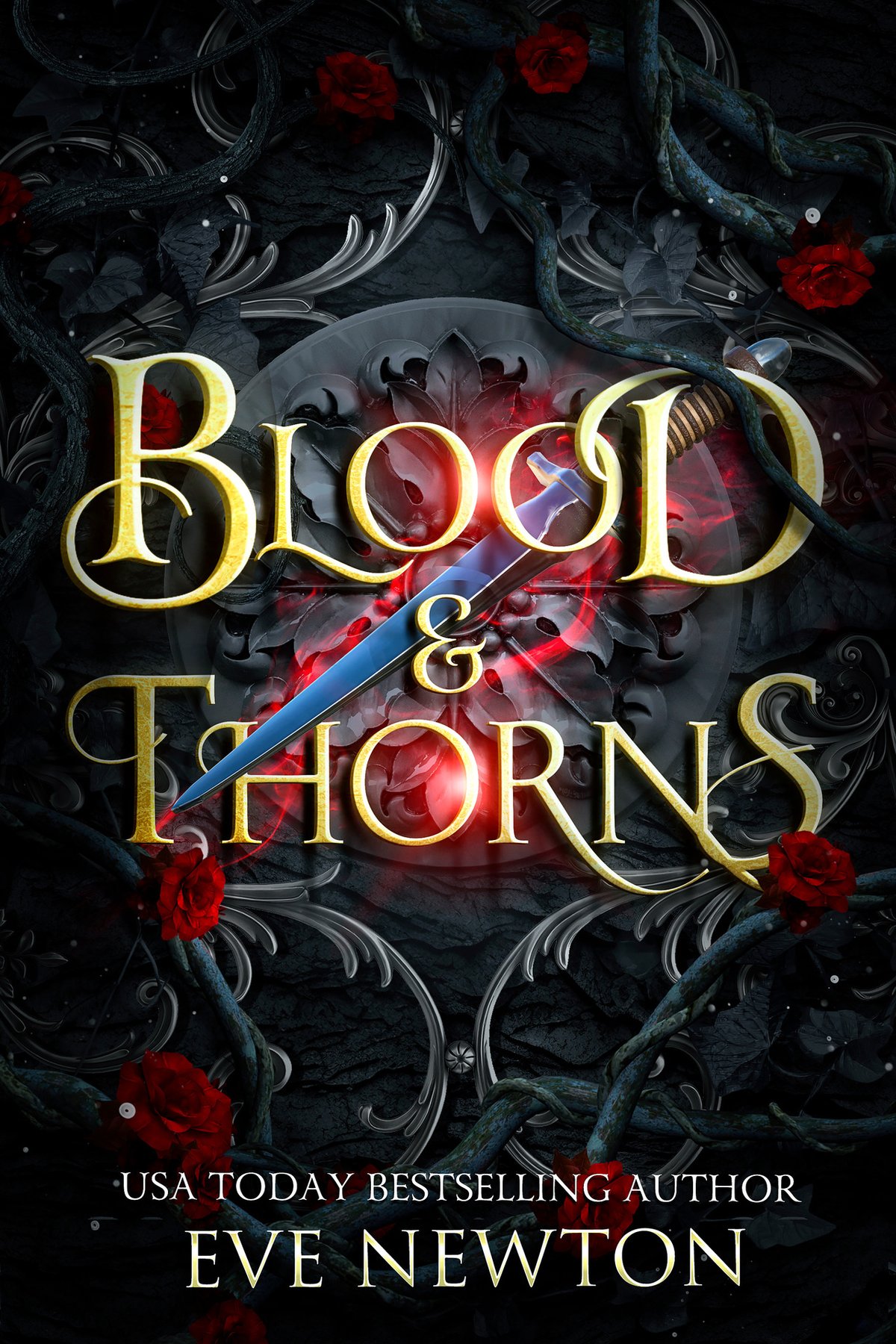 Cover of Blood & Thorns- A Paranormal Reverse Harem (2024)