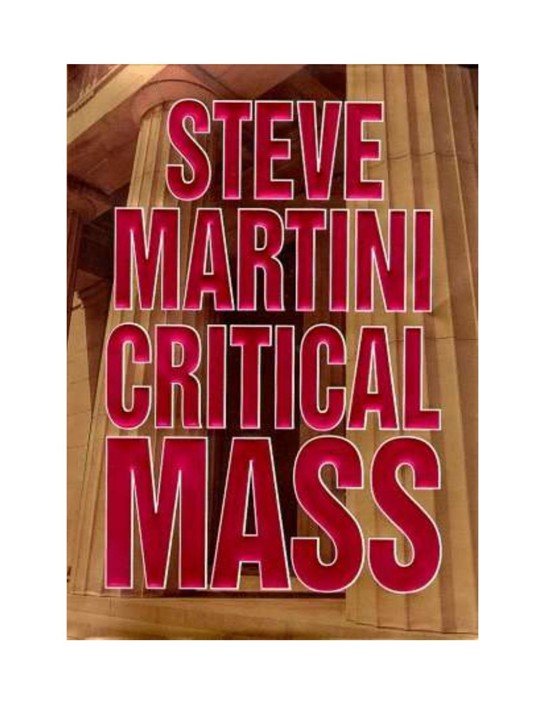 Cover of Steve Martini - 1988 - Critical Mass