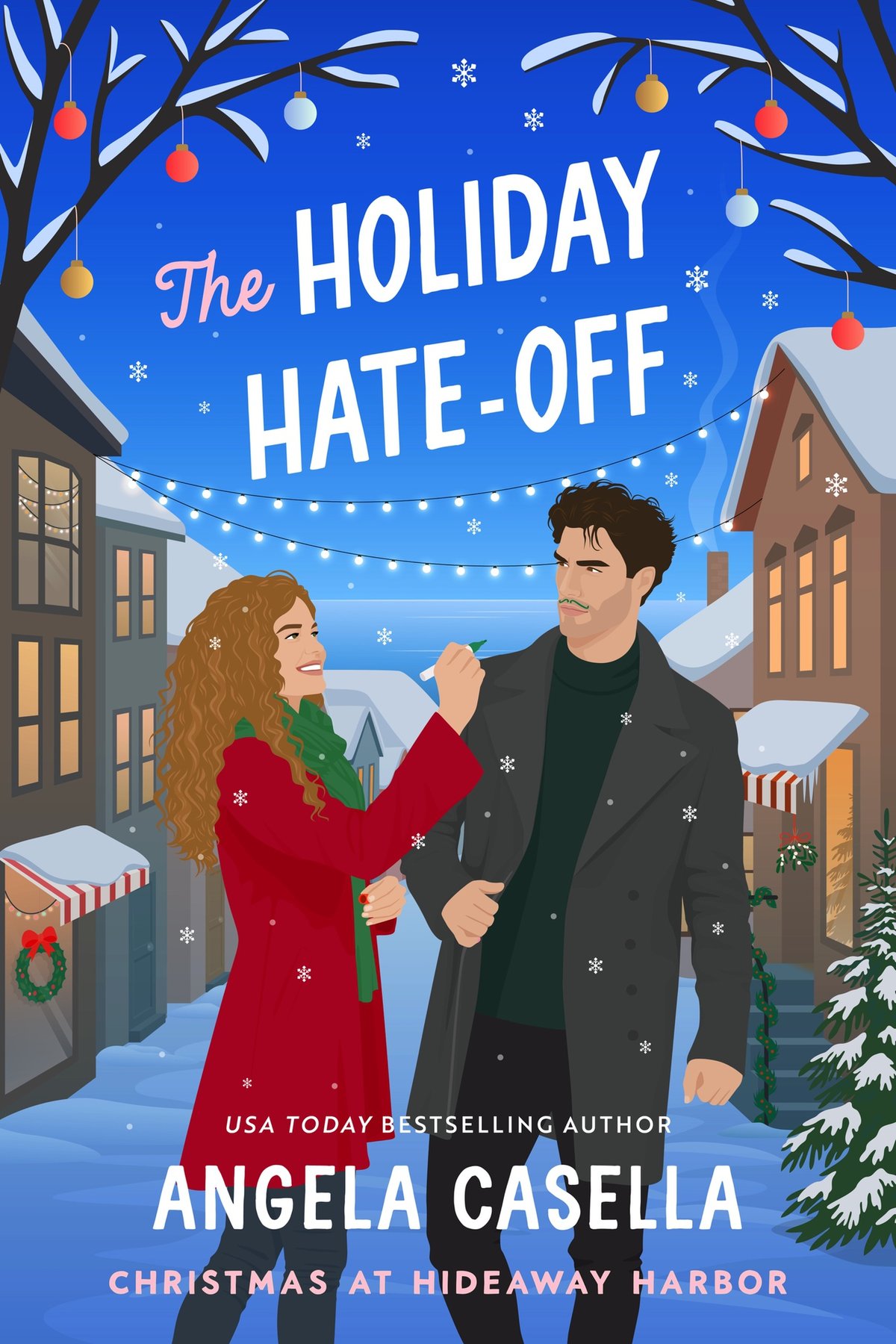 Cover of The Holiday Hate-Off- A Spicy, Small-Town, Christmas RomCom (2025)