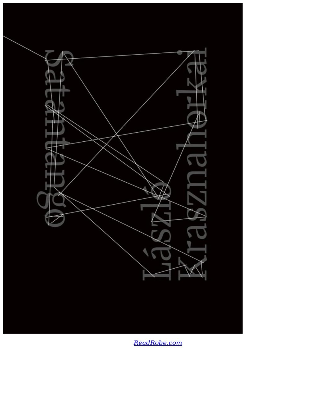 Cover of Satantango