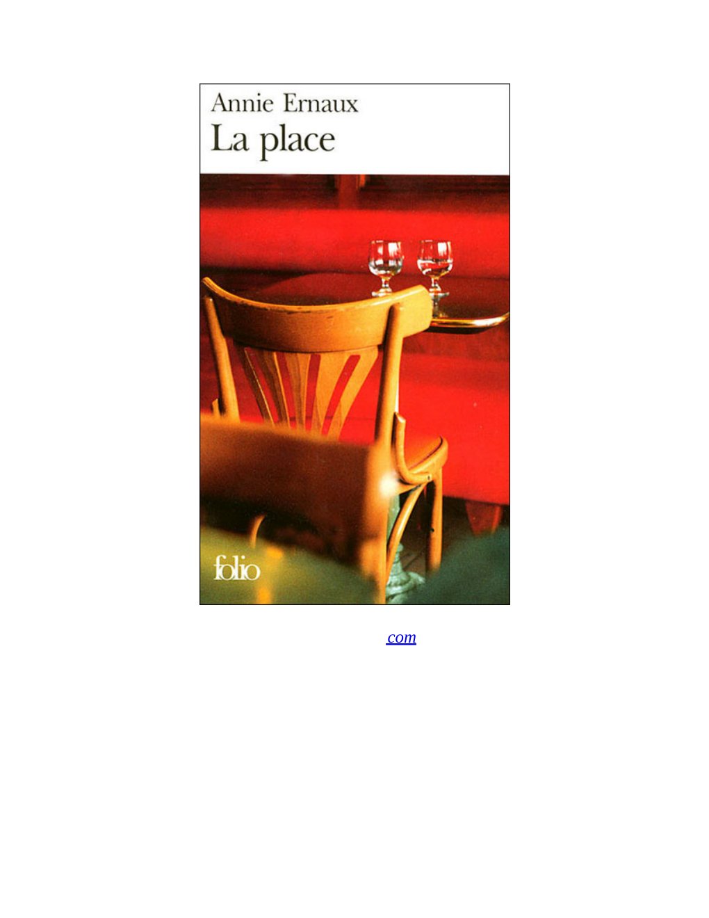 Cover of La place