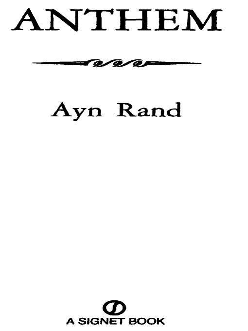 Cover of Ayn Rand's Anthem