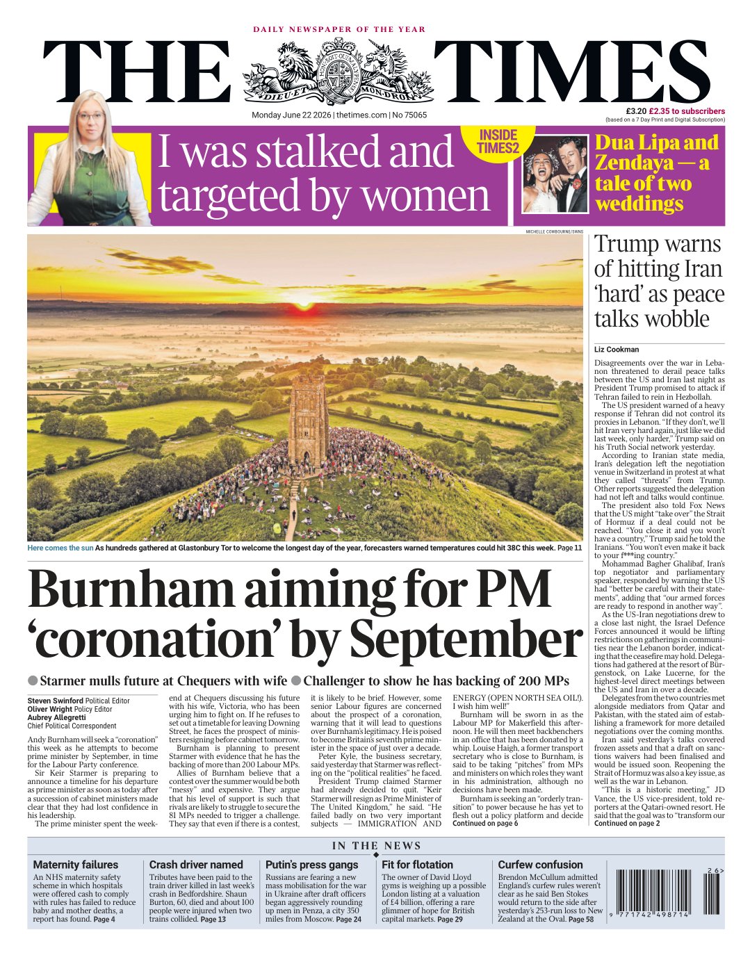 Cover of The Week - June 22 2026