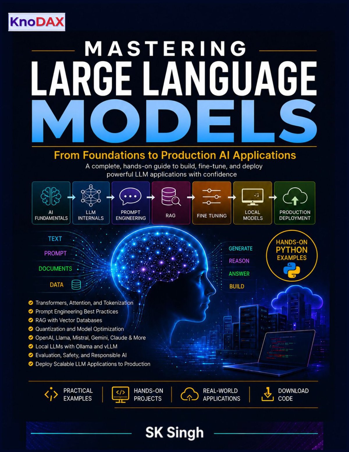 Cover of Large Language Models: From Foundations to Production AI Applications