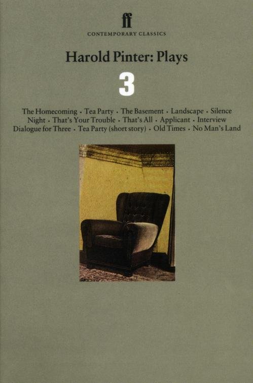 Cover of Harold Pinter Plays 3 (1930)
