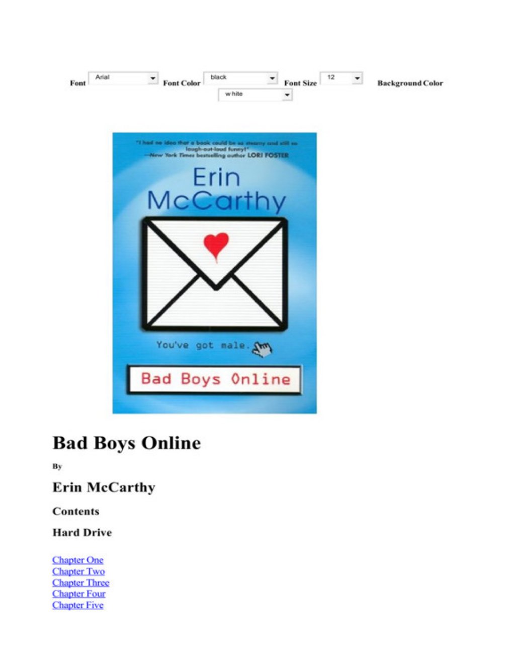 Cover of Erin Mccarthy