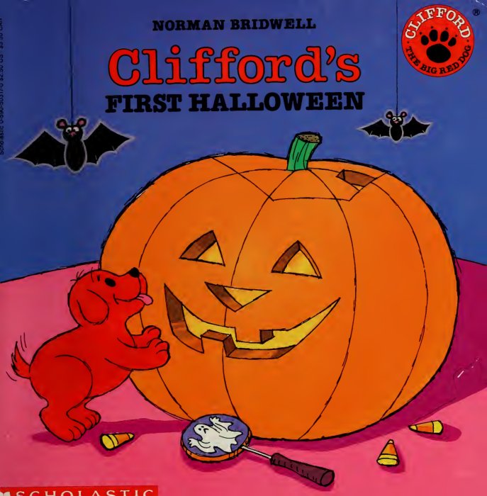 Cover of Clifford's first Halloween