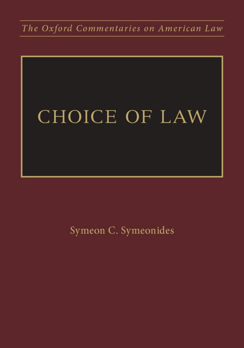 Cover of Choice of law