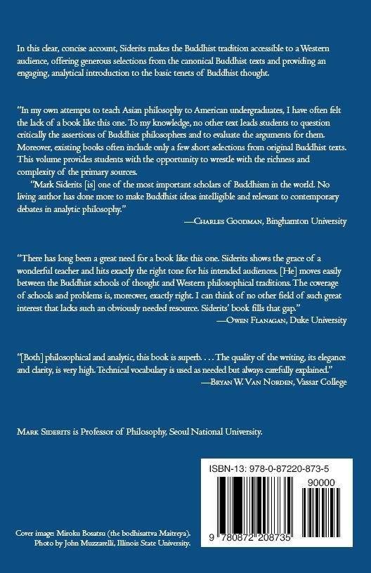 Cover of Buddhism as Philosophy