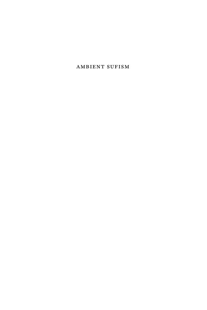 Cover of Ambient Sufism