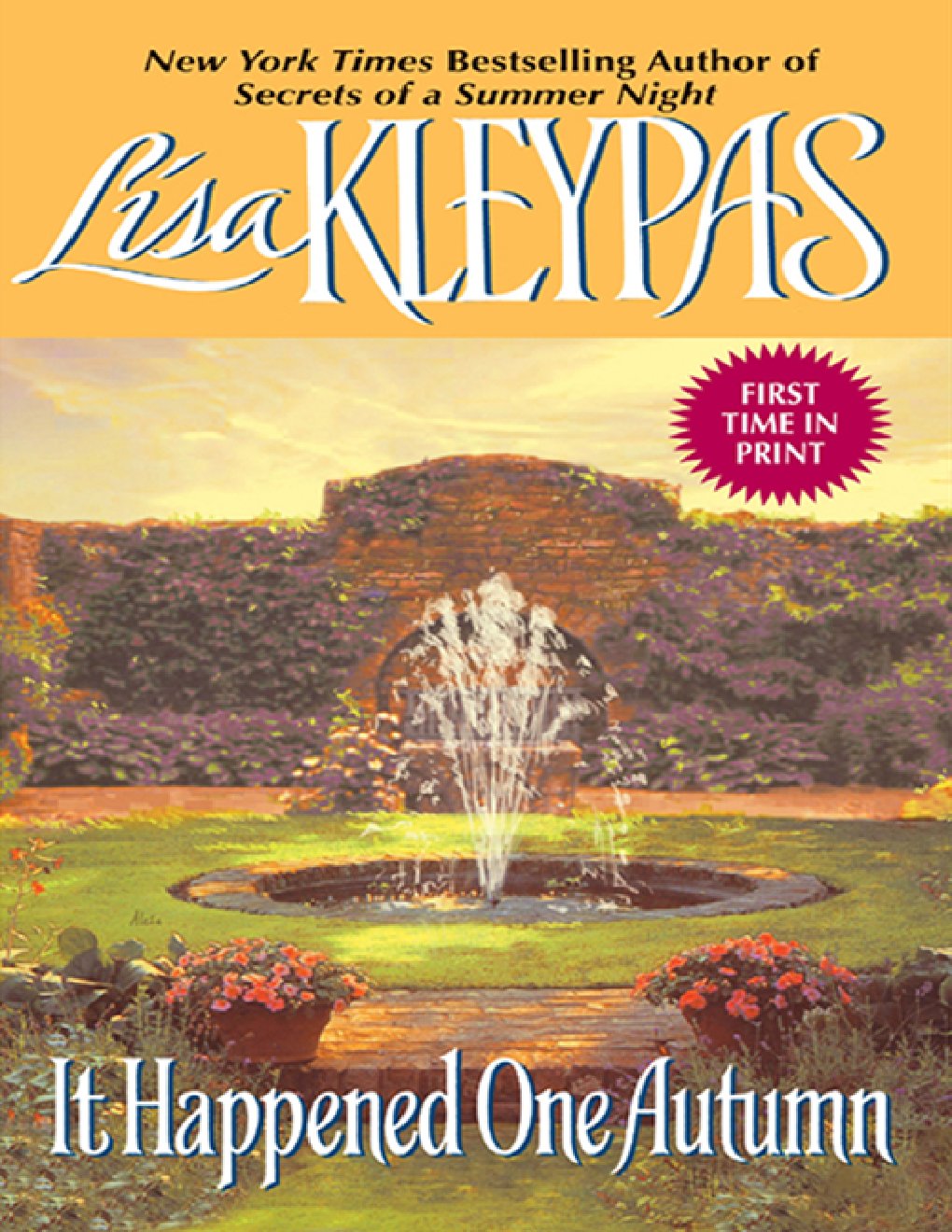Cover of It Happened One Autumn (2000)