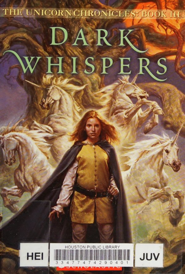 Cover of Dark whispers