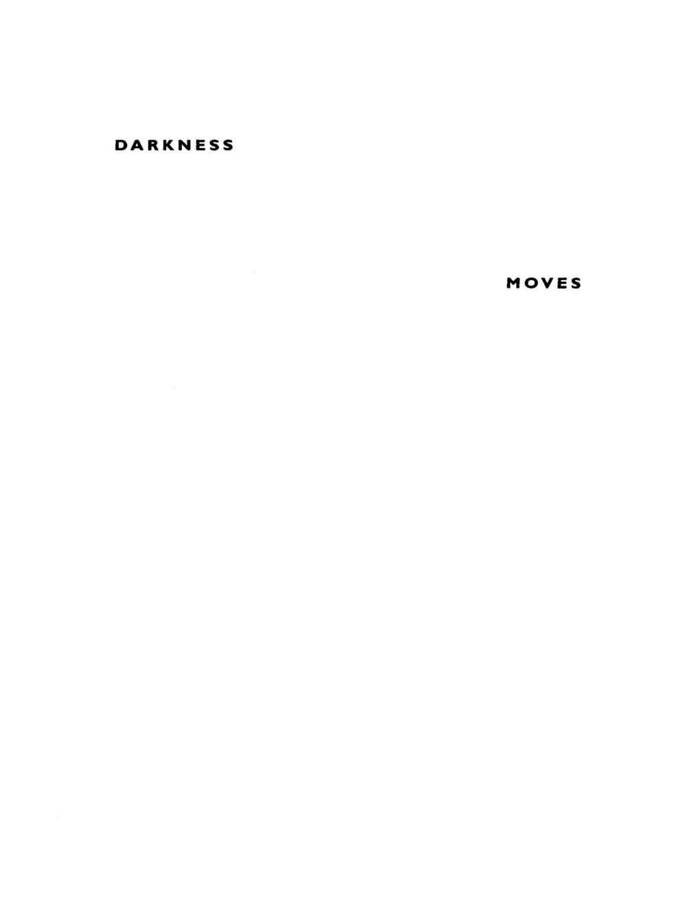Cover of Darkness Moves (1899)