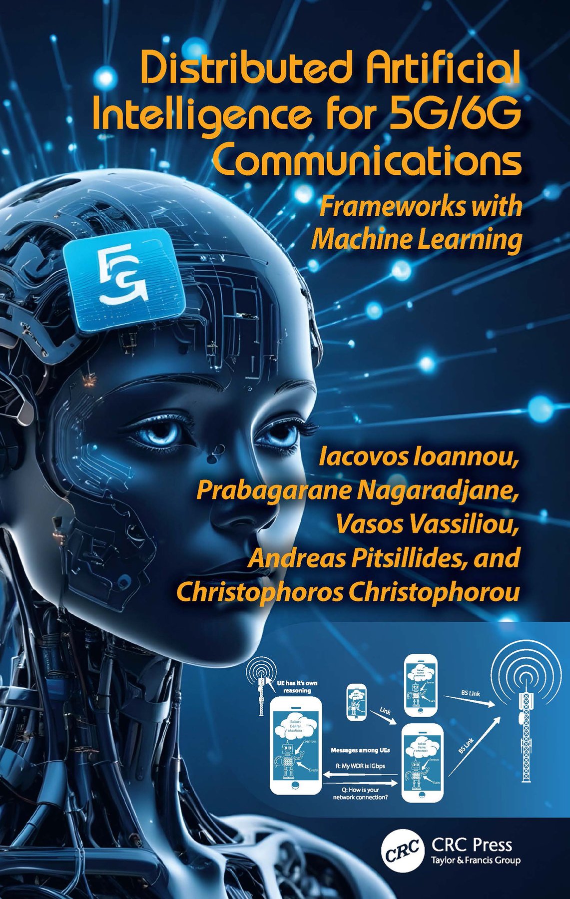 Cover of Distributed Artificial Intelligence for 5G/6G Communications: Frameworks with Machine Learning
