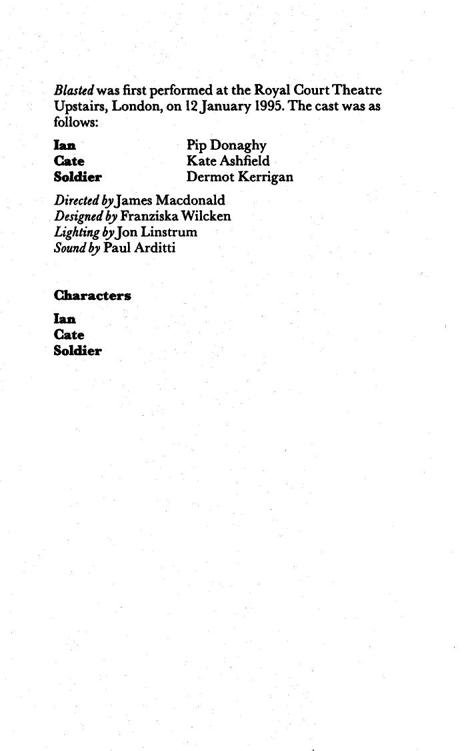 Cover of Sarah Kane Blasted