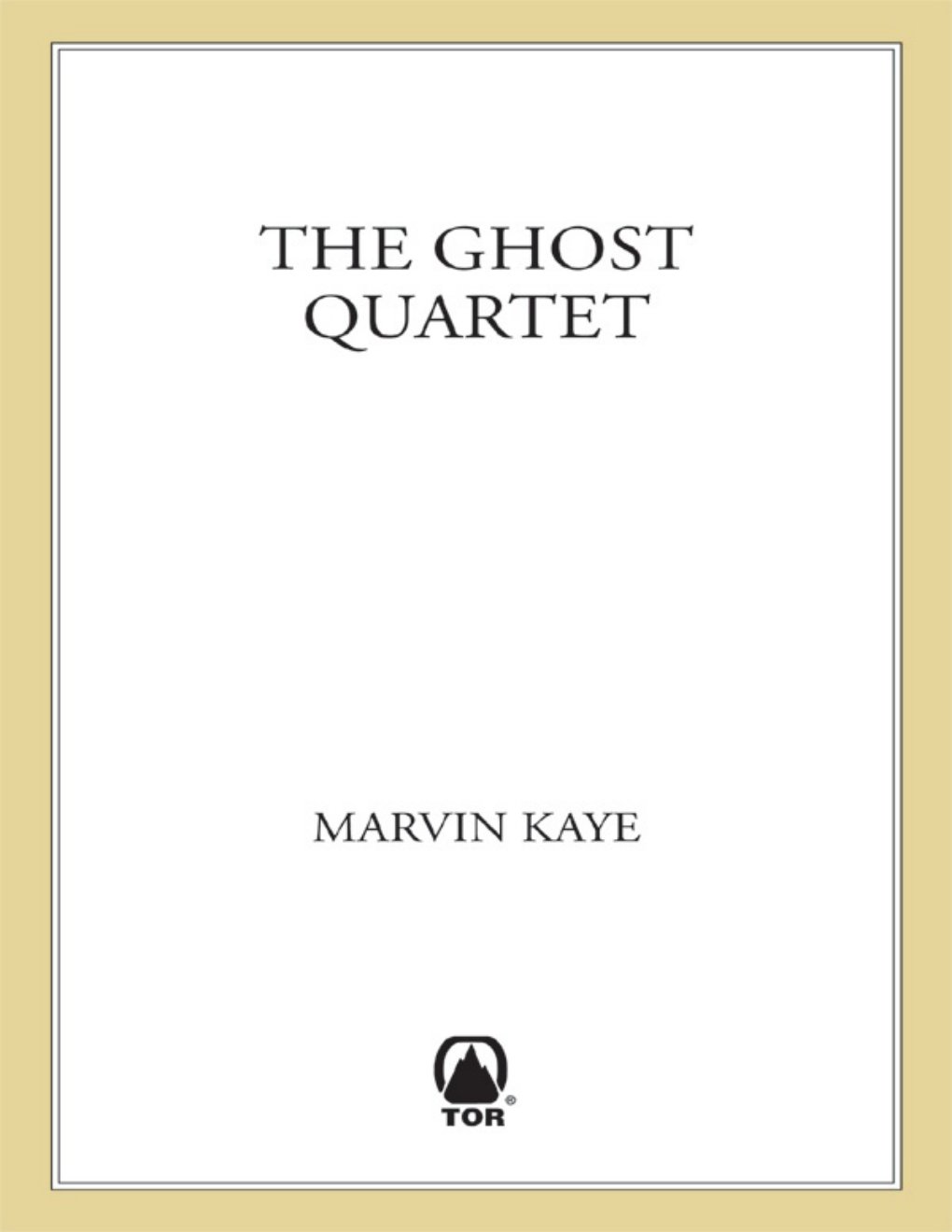 Cover of The Ghost Quartet