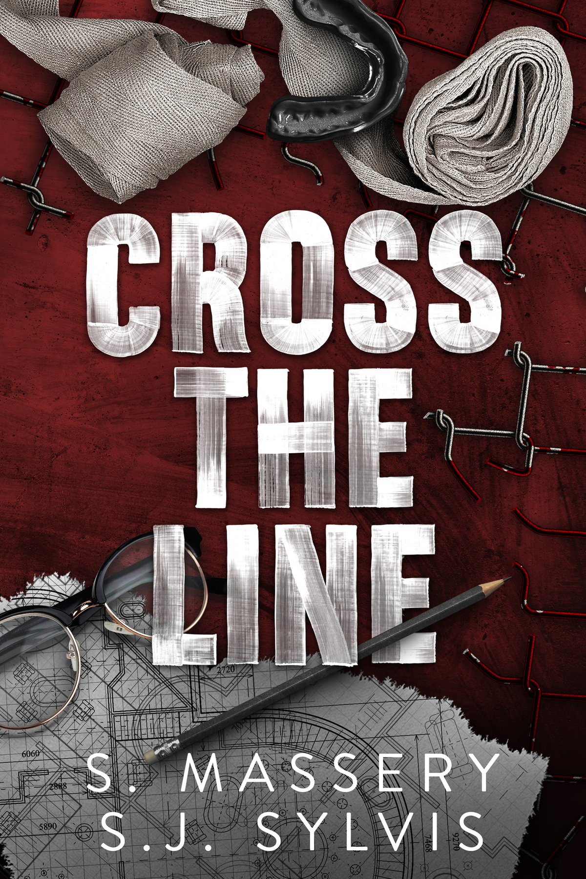 Cover of Cross the Line (Shadow Valley U Book 3)