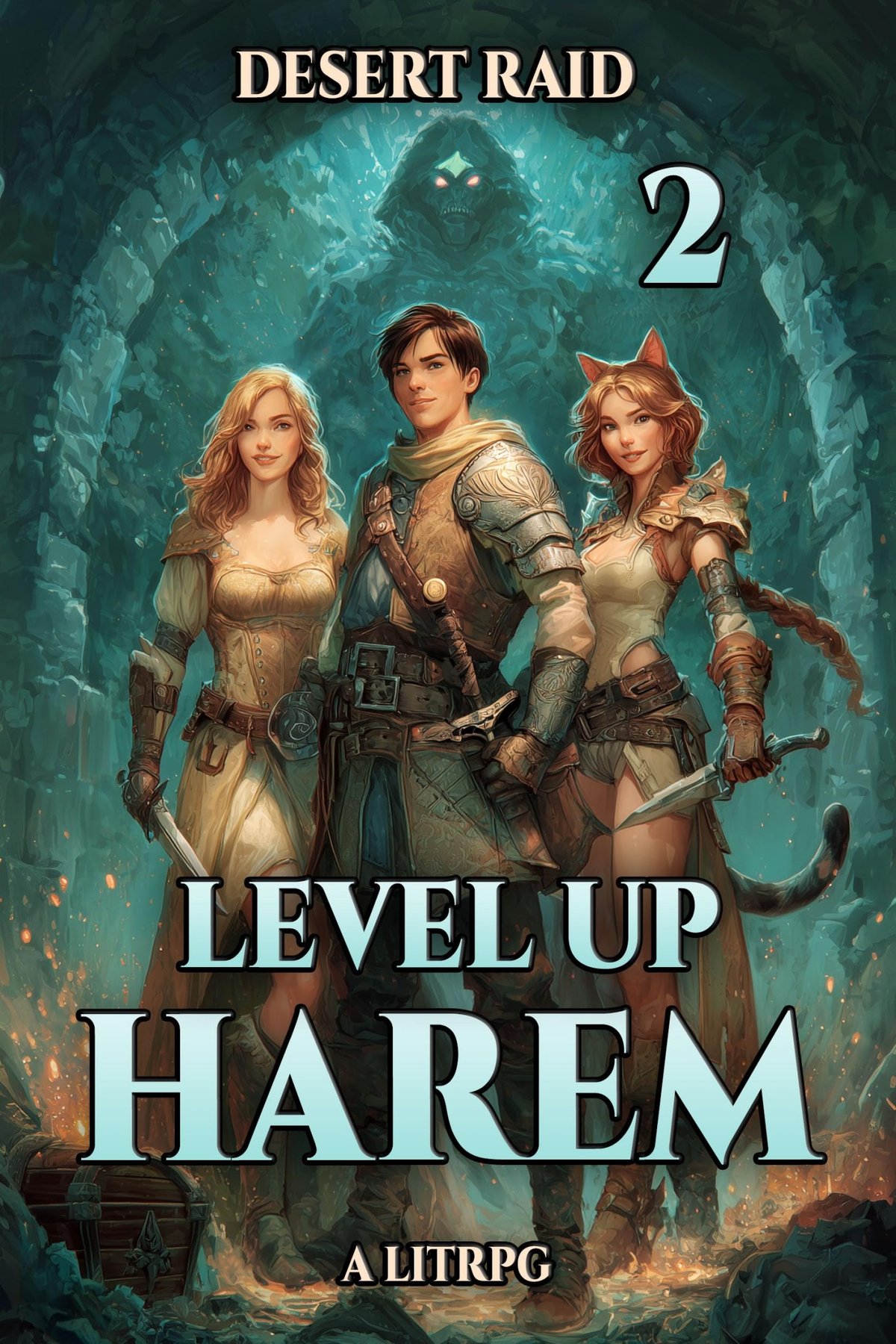 Cover of Desert Raid- A LitRPG Harem (2025)