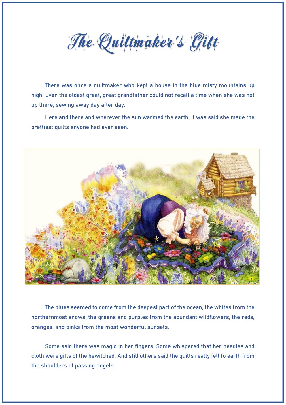 Cover of The Quiltmaker’s Gift