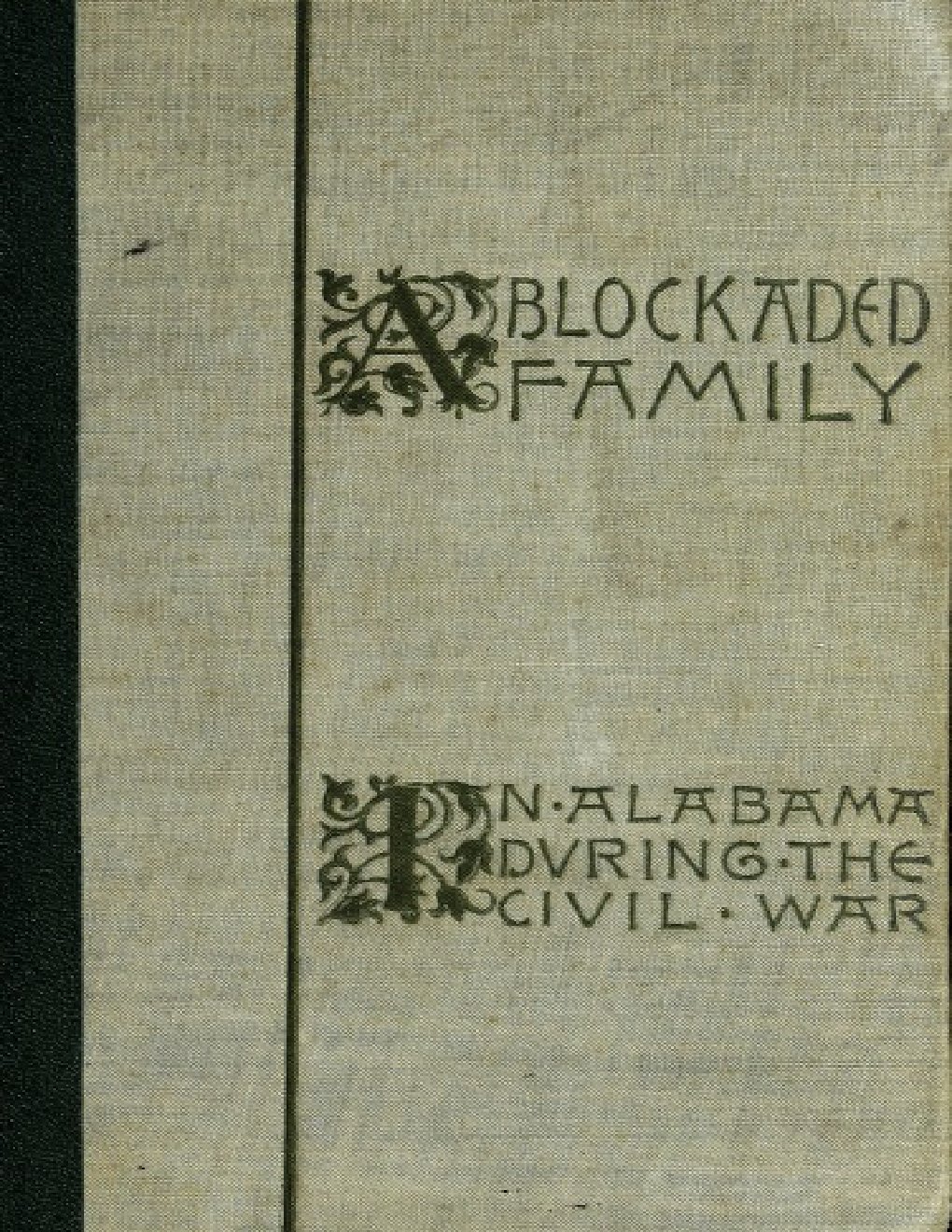 Cover of A blockaded family