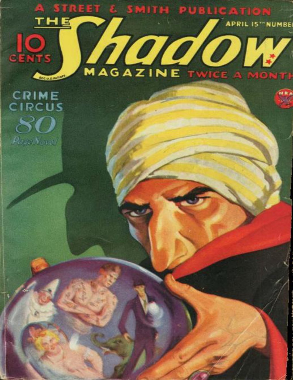 Cover of The Shadow 052 Crime Circus (2001)