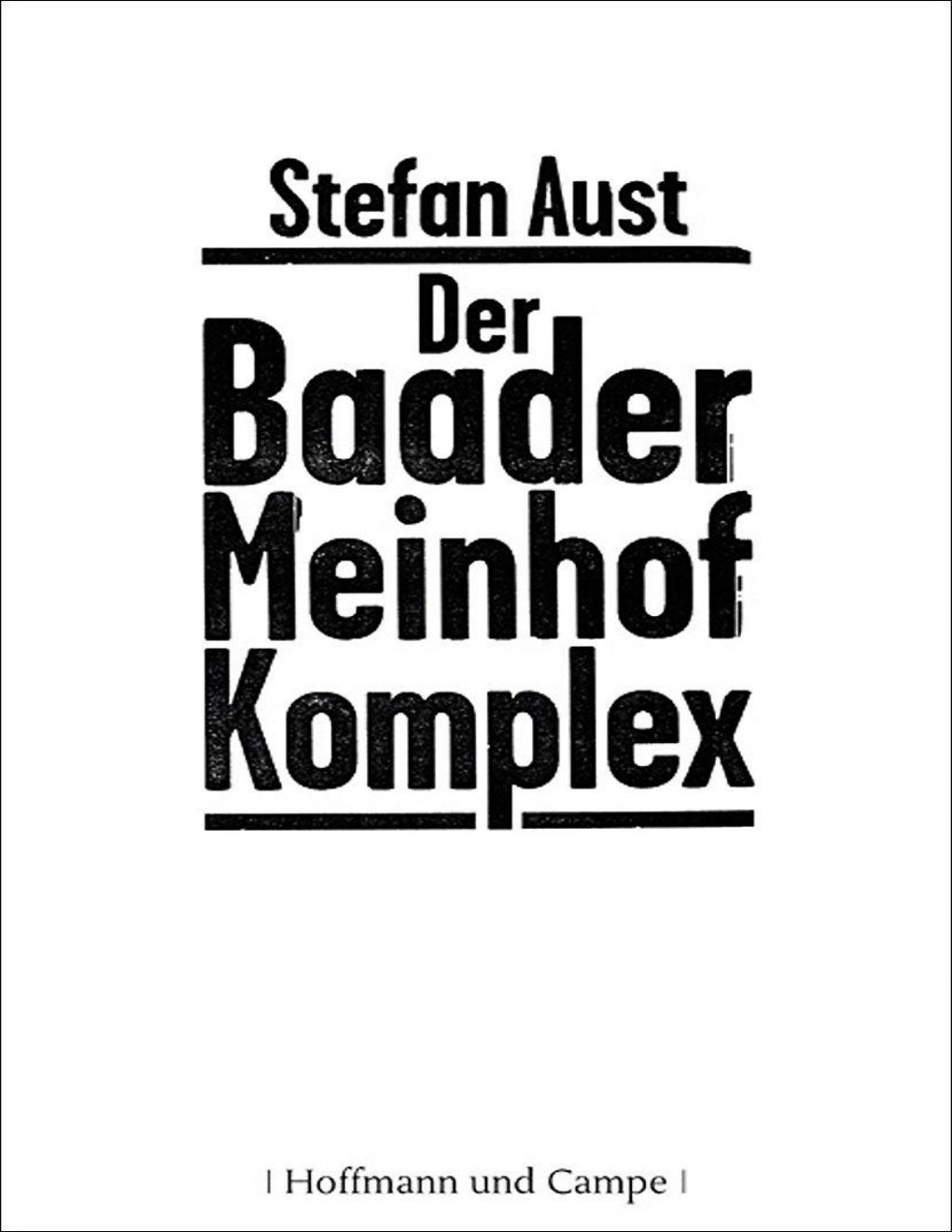 Cover of Der Baader-Meinhof-Komplex (German Edition)